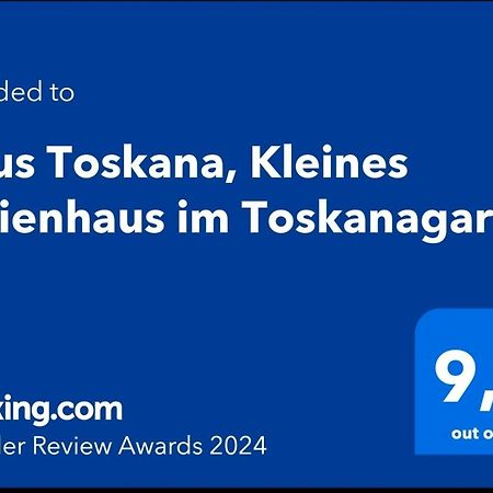 Haus Toskana, Kleines Ferienhaus Im Toskanagarten Bad Sulza Kültér fotó